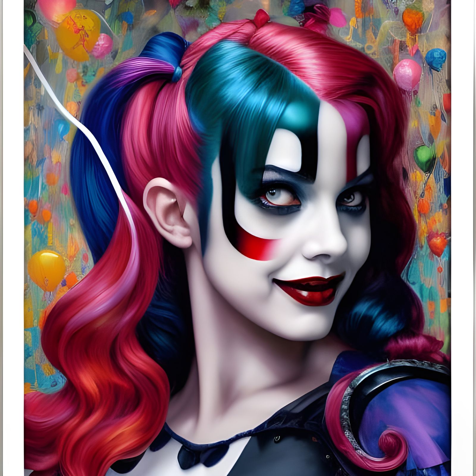 Harley Quinn and Jinx - AI Generated Artwork - NightCafe Creator