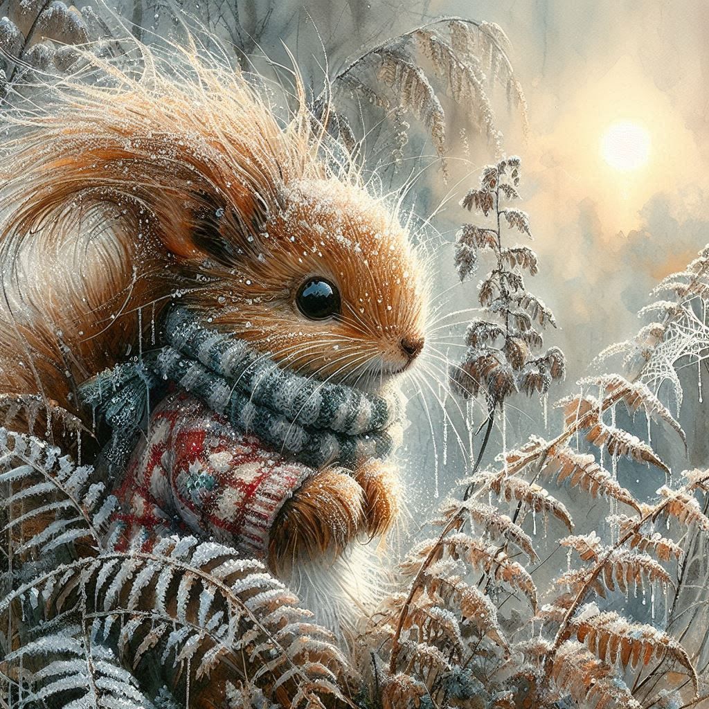Winter Squirrel