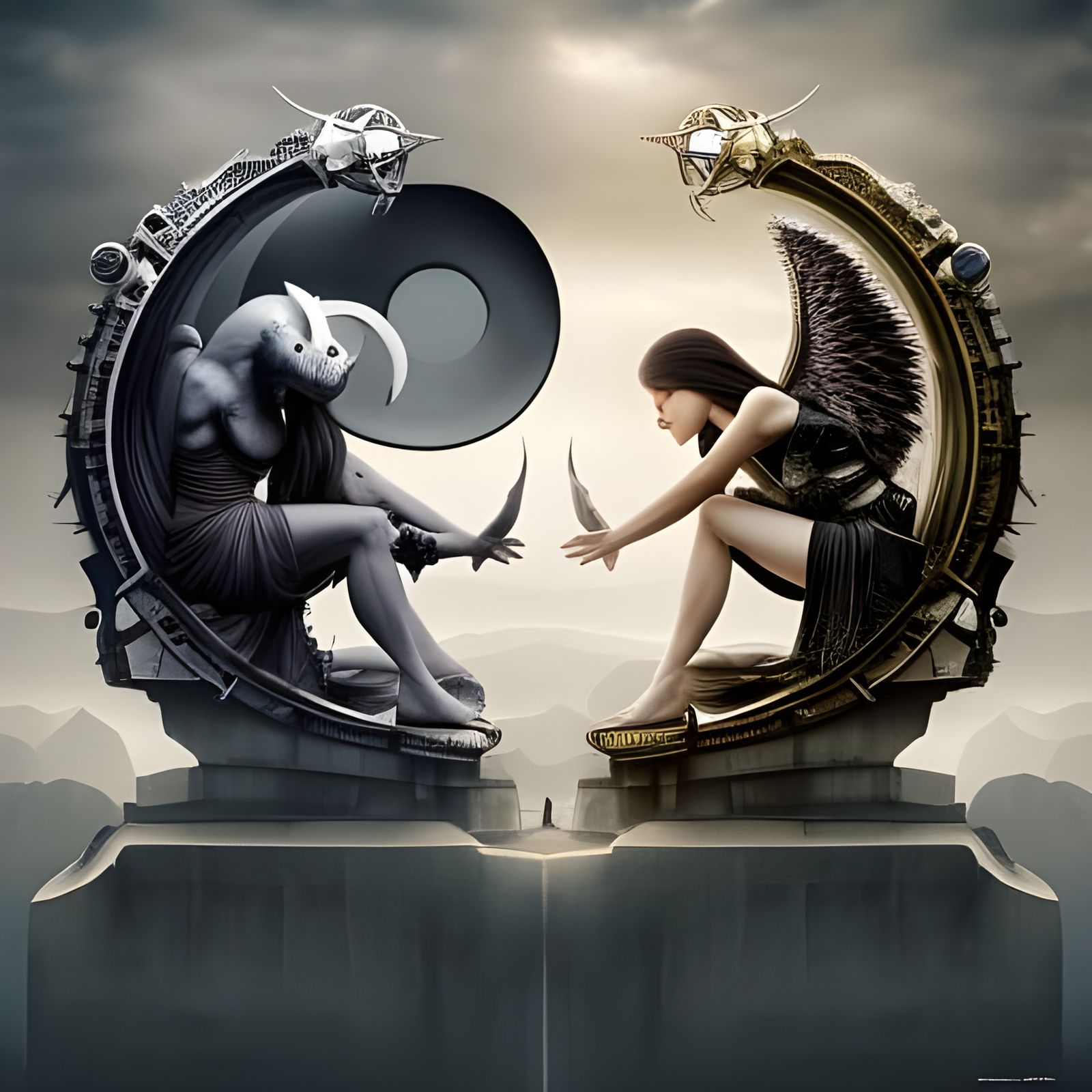 Parley of Good and Evil   by @Dom Jesus