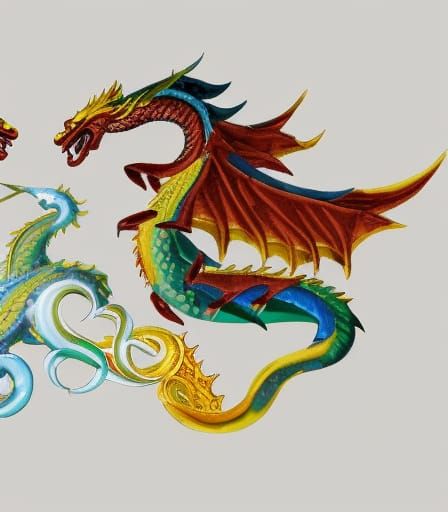 celestial dragon and time phoenix god