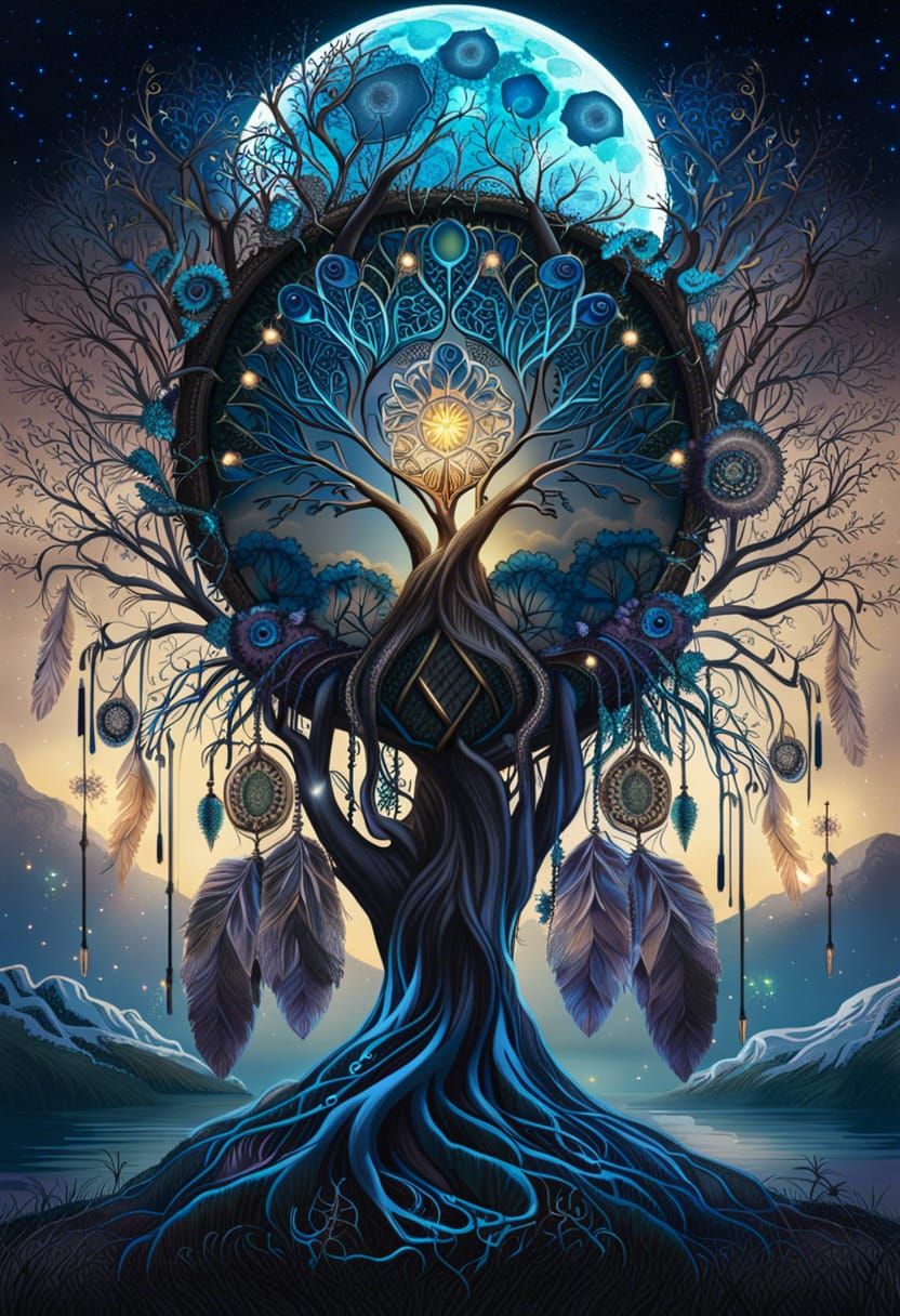 Mystical dreamcatcher  by @Nathalie