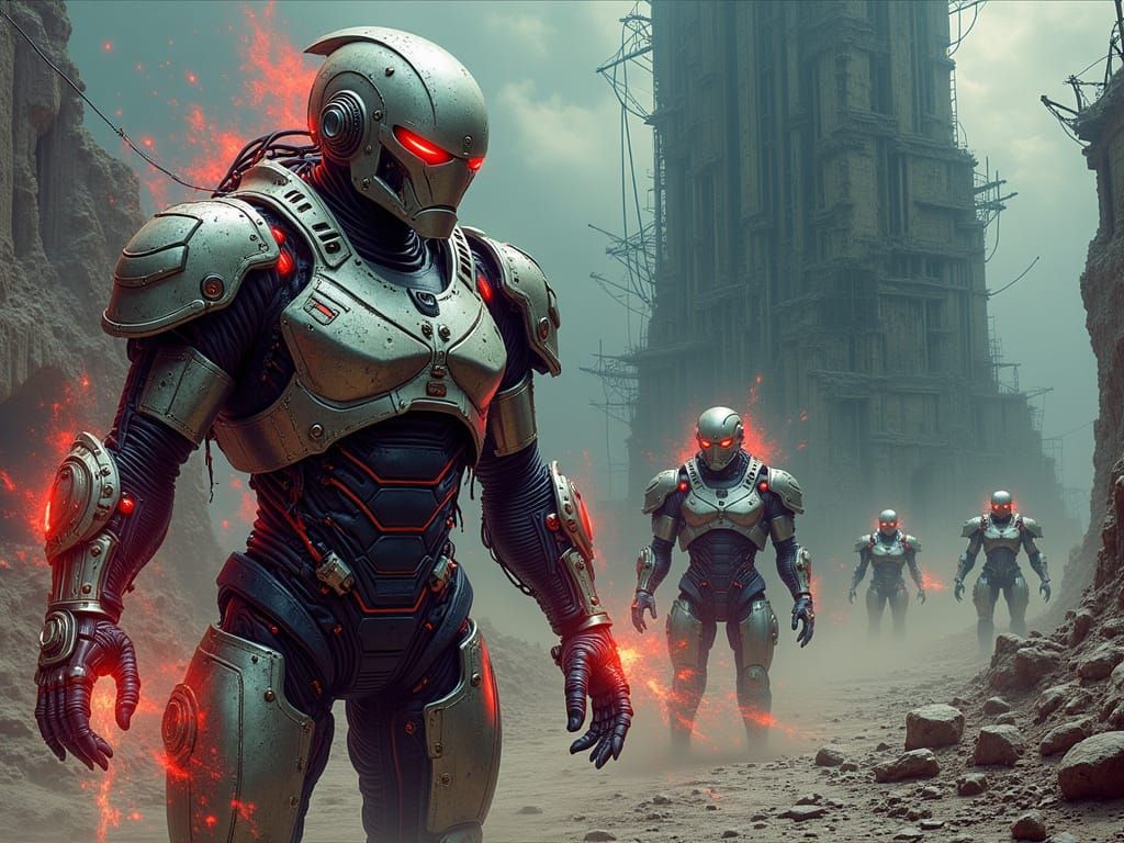 Genetically altered soldiers in gleaming power armor clash with mutated creatures imbued with dark magic. Perhaps one faction relies on slee...