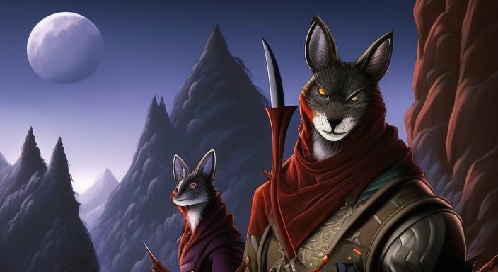 Rabbit Warriors - Ai Generated Artwork - Nightcafe Creator