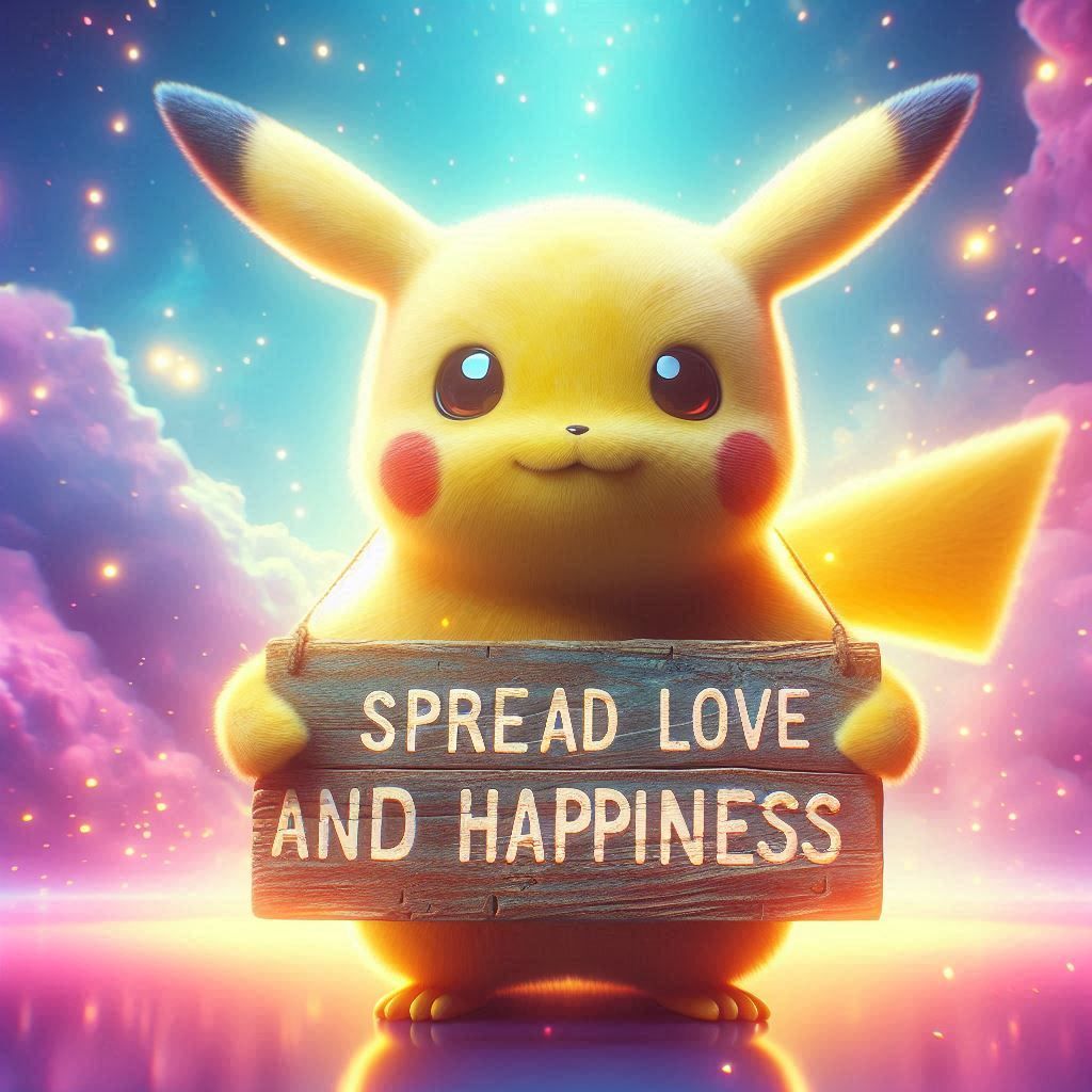 Pikachu | Spread Love and Happiness