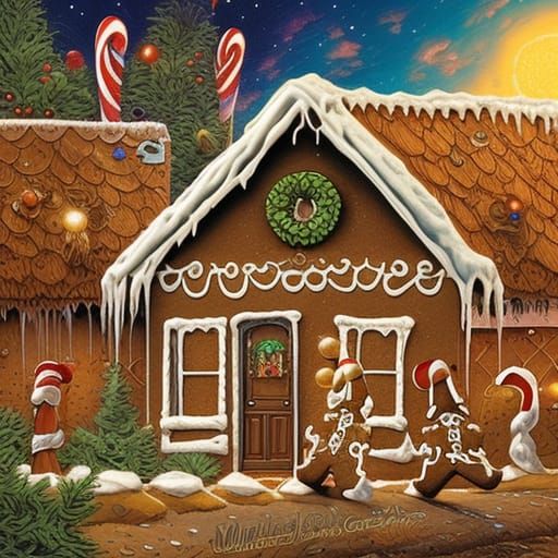 Gingerbread house