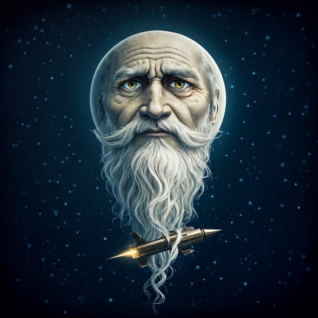 Why the moon is normally clean-shaven  by @BlueCat