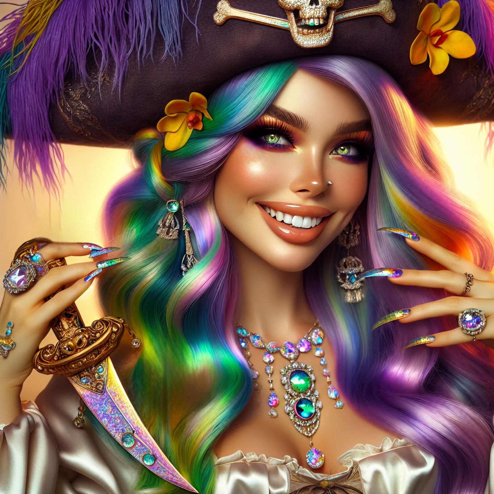 "Don't be touchin me booty without me permission"