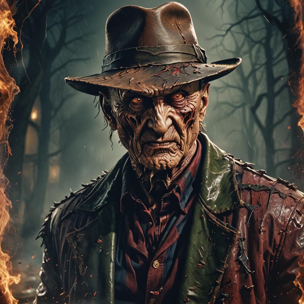 Portrait of Freddy Krueger