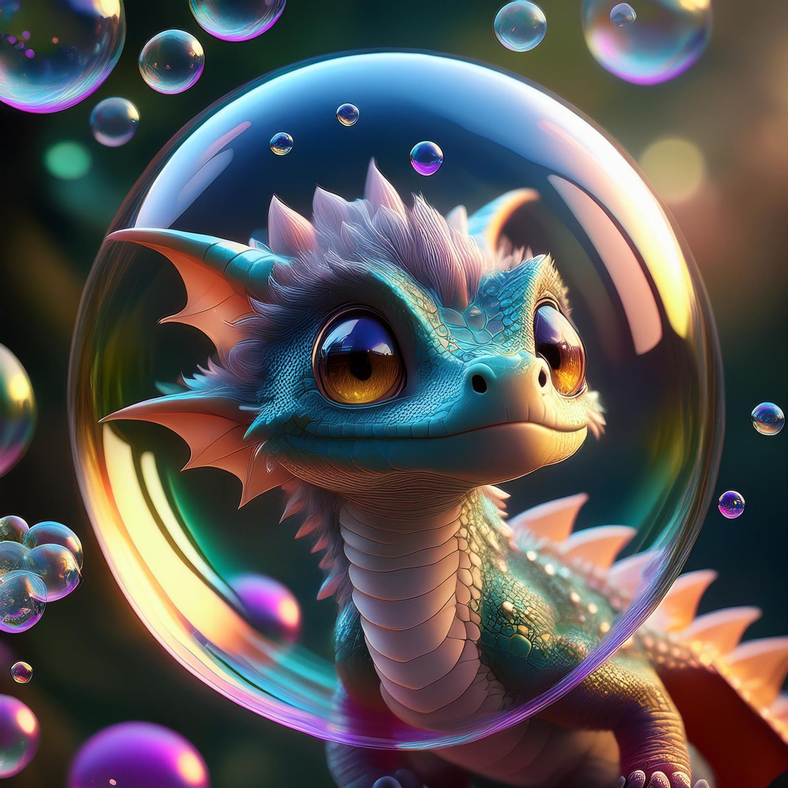 bubble creature
