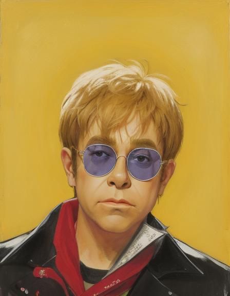 Young Elton John