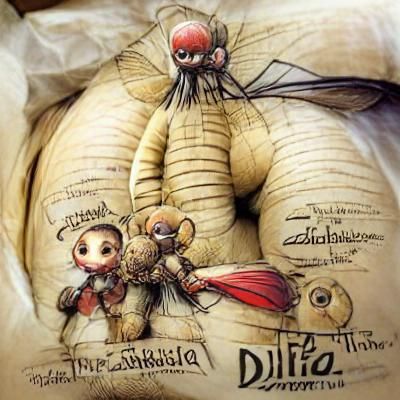 the dangerous plush toy. DiTerlizzi