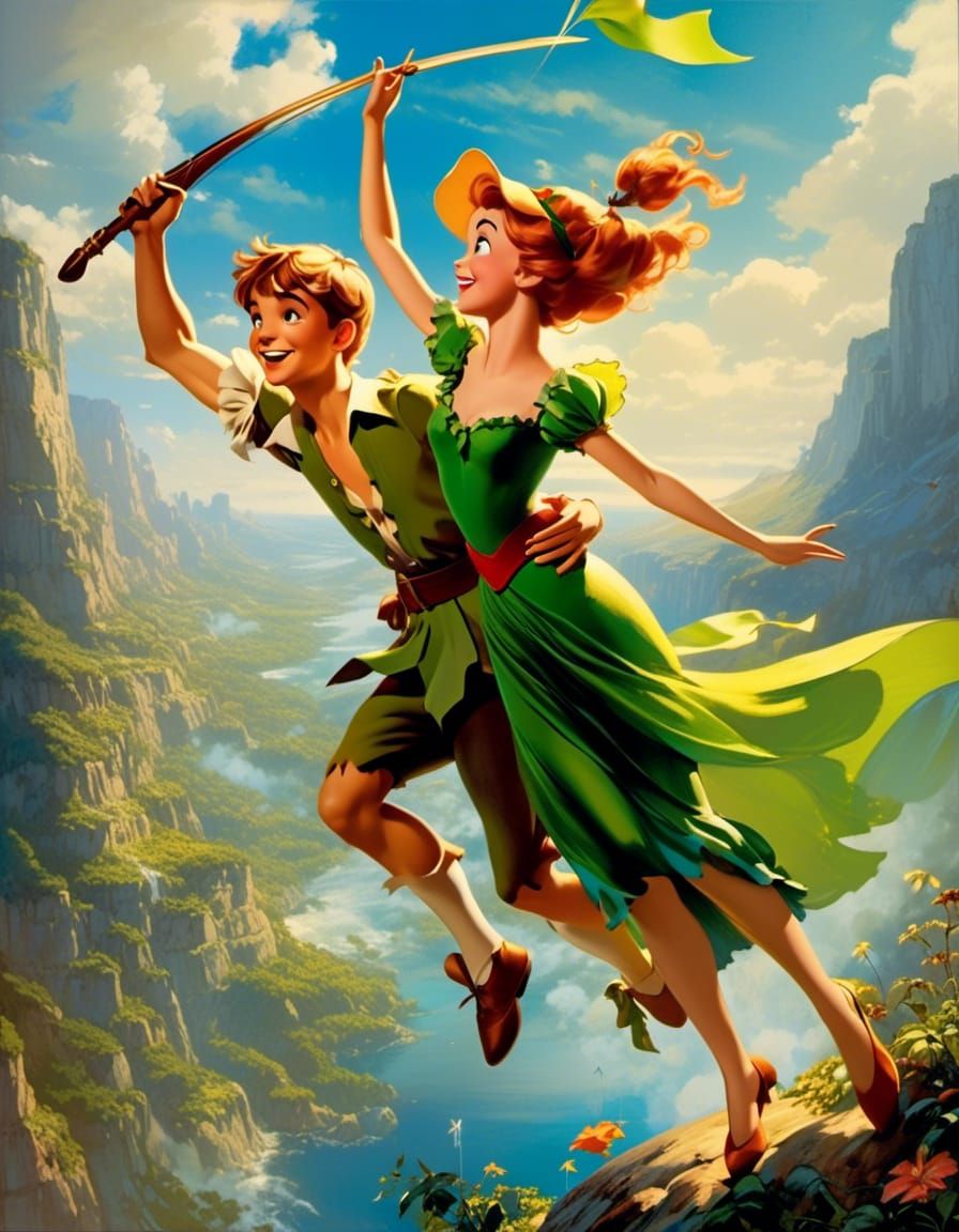 Peter Pan and Windy