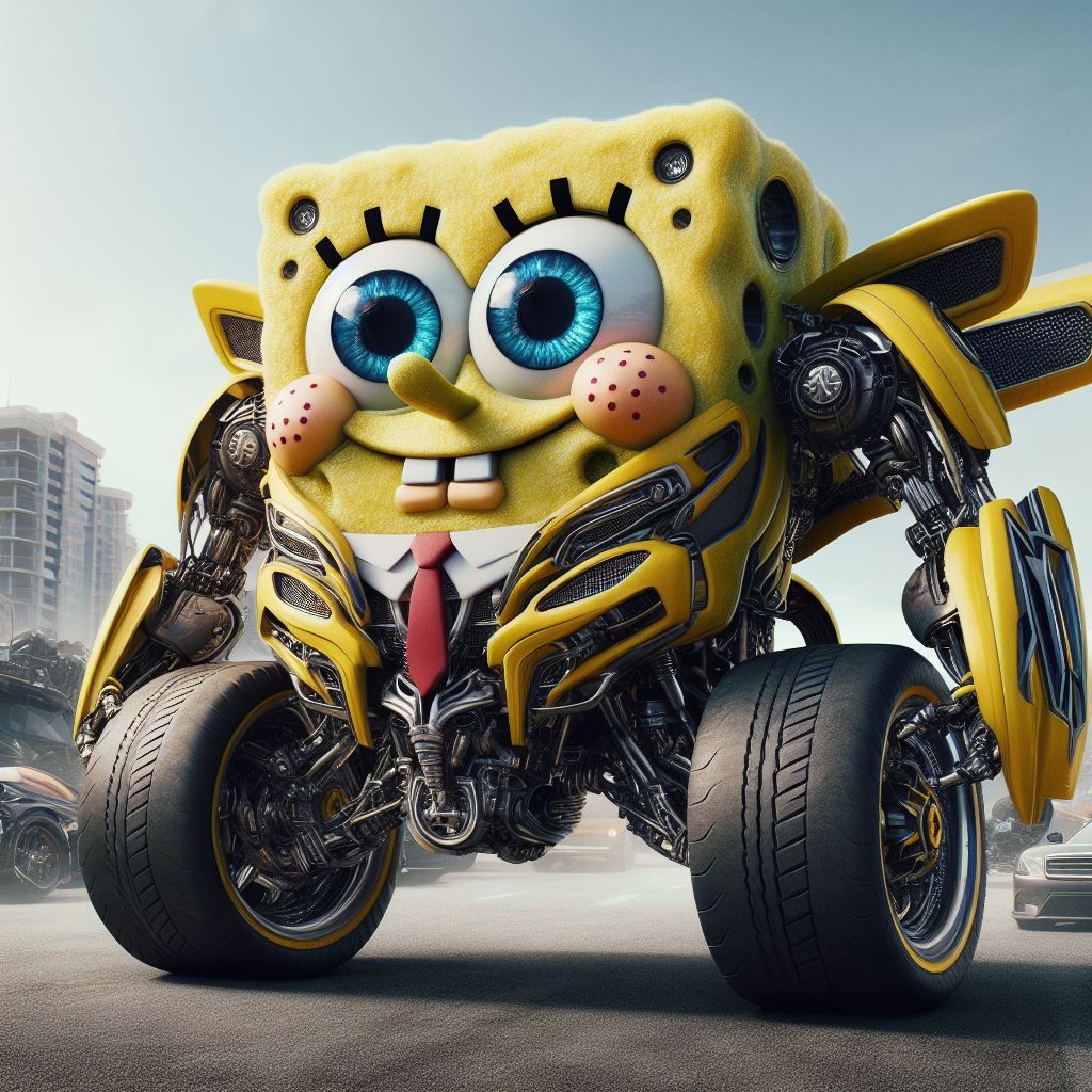 SpongeBob as Bumblebee
