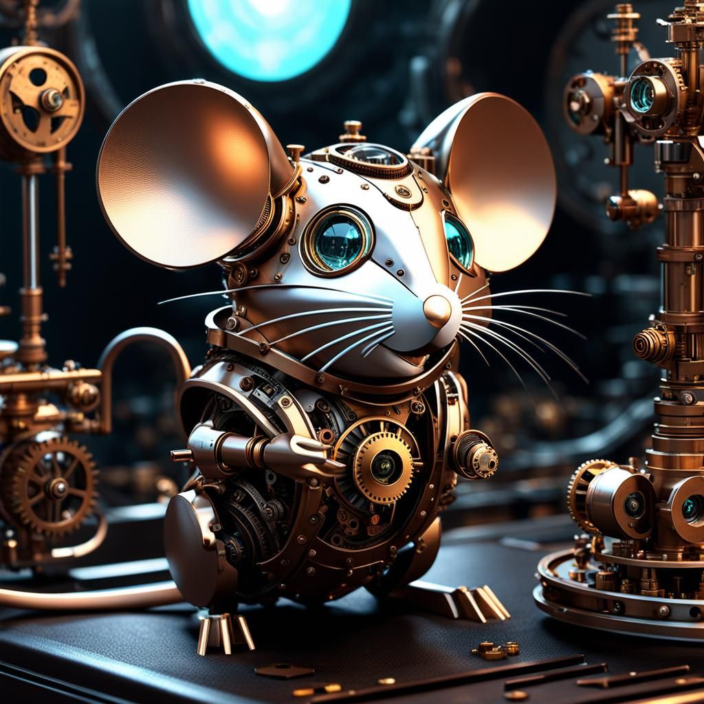 Mechanical mouse.   by @tsiebenstern