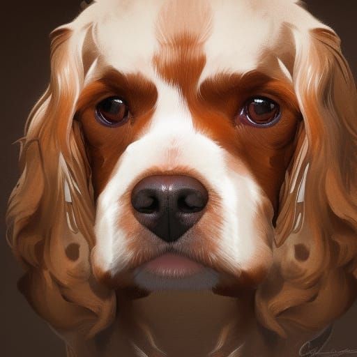 Cocker spaniel   by @Leila