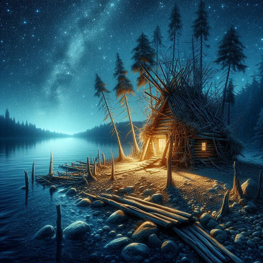 The Construction on the lake  by @di1604