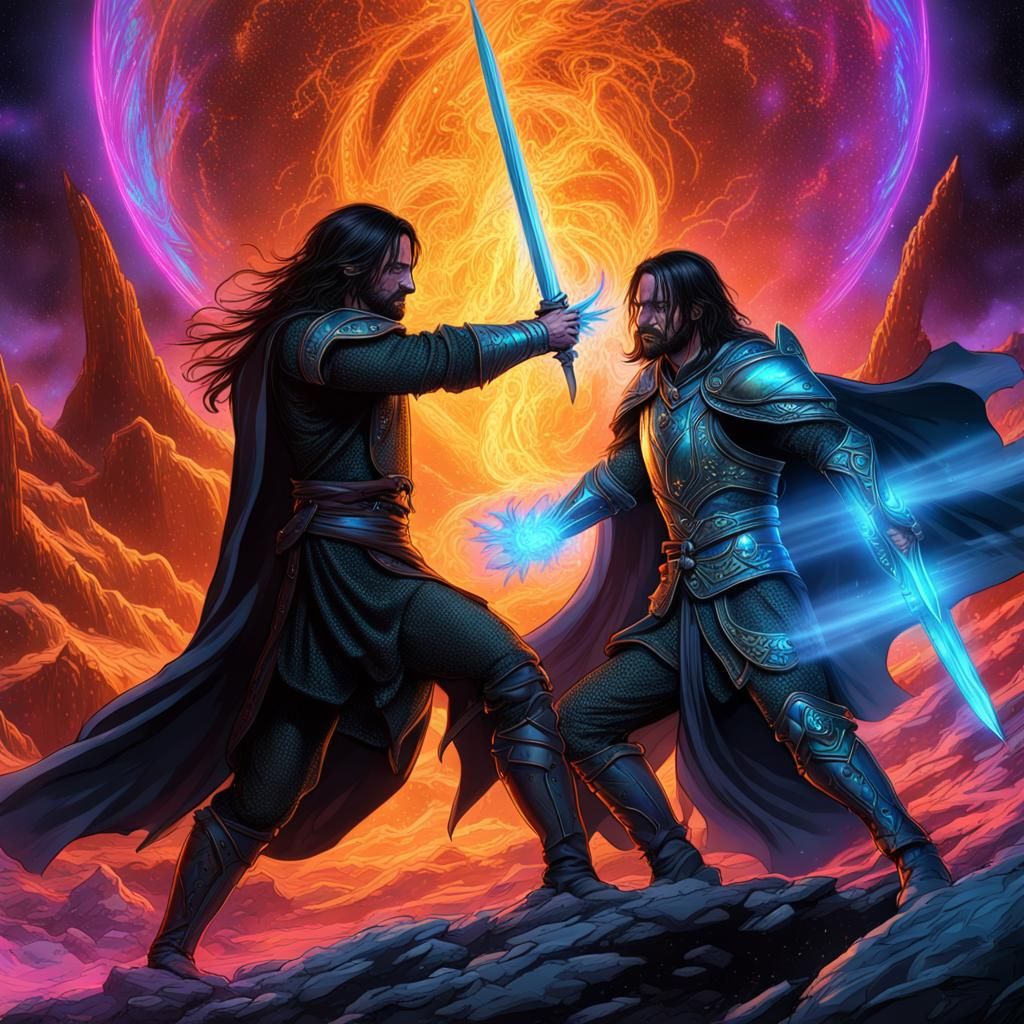 Aragorn fighting his Strongest Foe - Sauron's Temptation