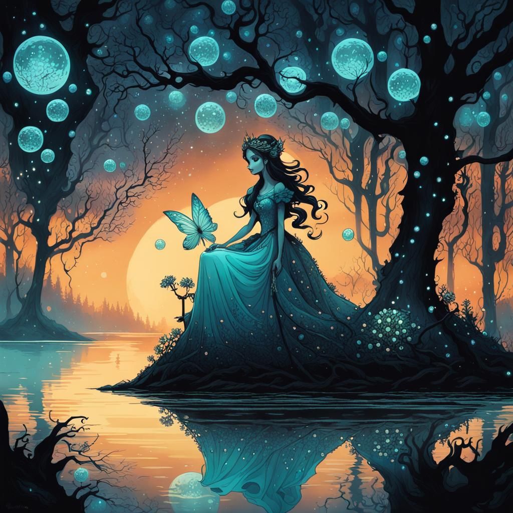 Moon fairy - AI Generated Artwork - NightCafe Creator