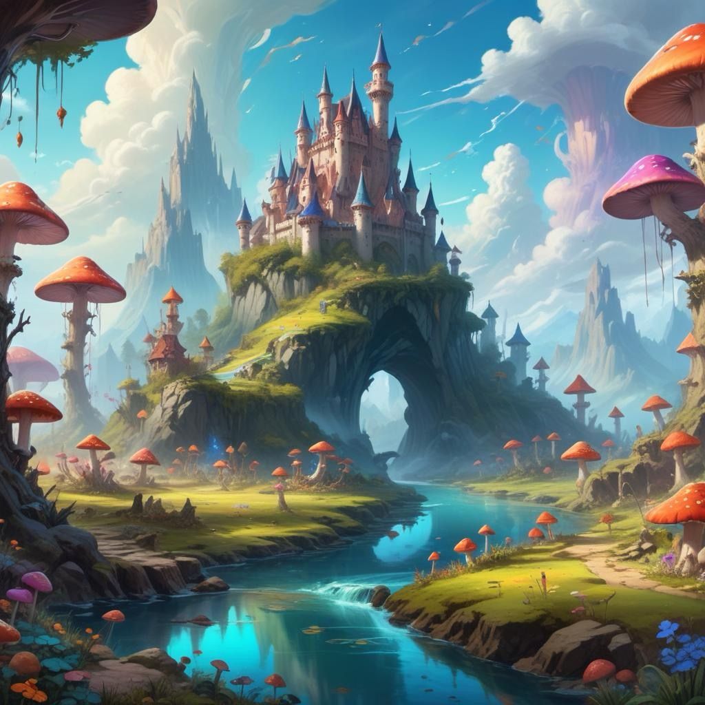 ALICE IN WONDERLAND - ♥︎ - landscape