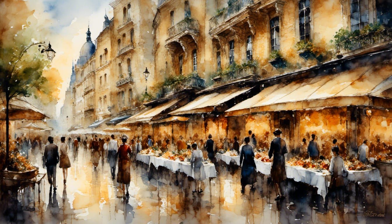 Golden Market  by @The_Cat_Herder