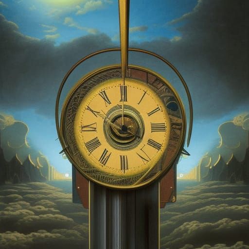 Like a clock whose hands are sweeping past the minutes of its face/ 8k