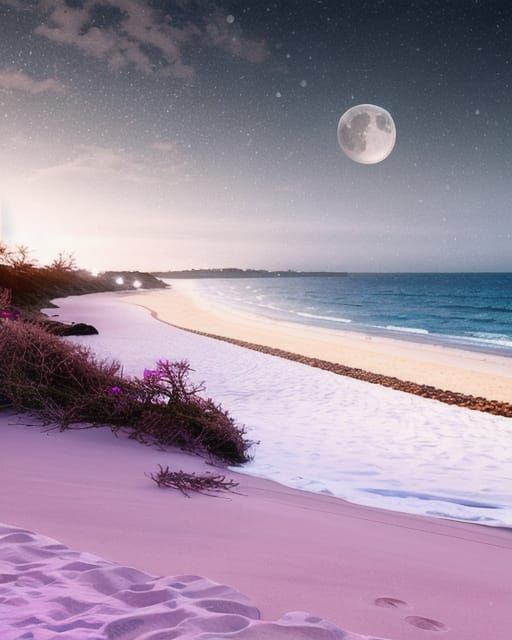 Pink beach