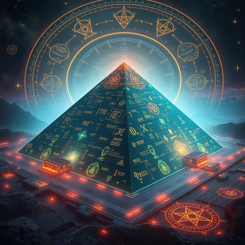 Fully Functioning Pyramid  by @Warlock11