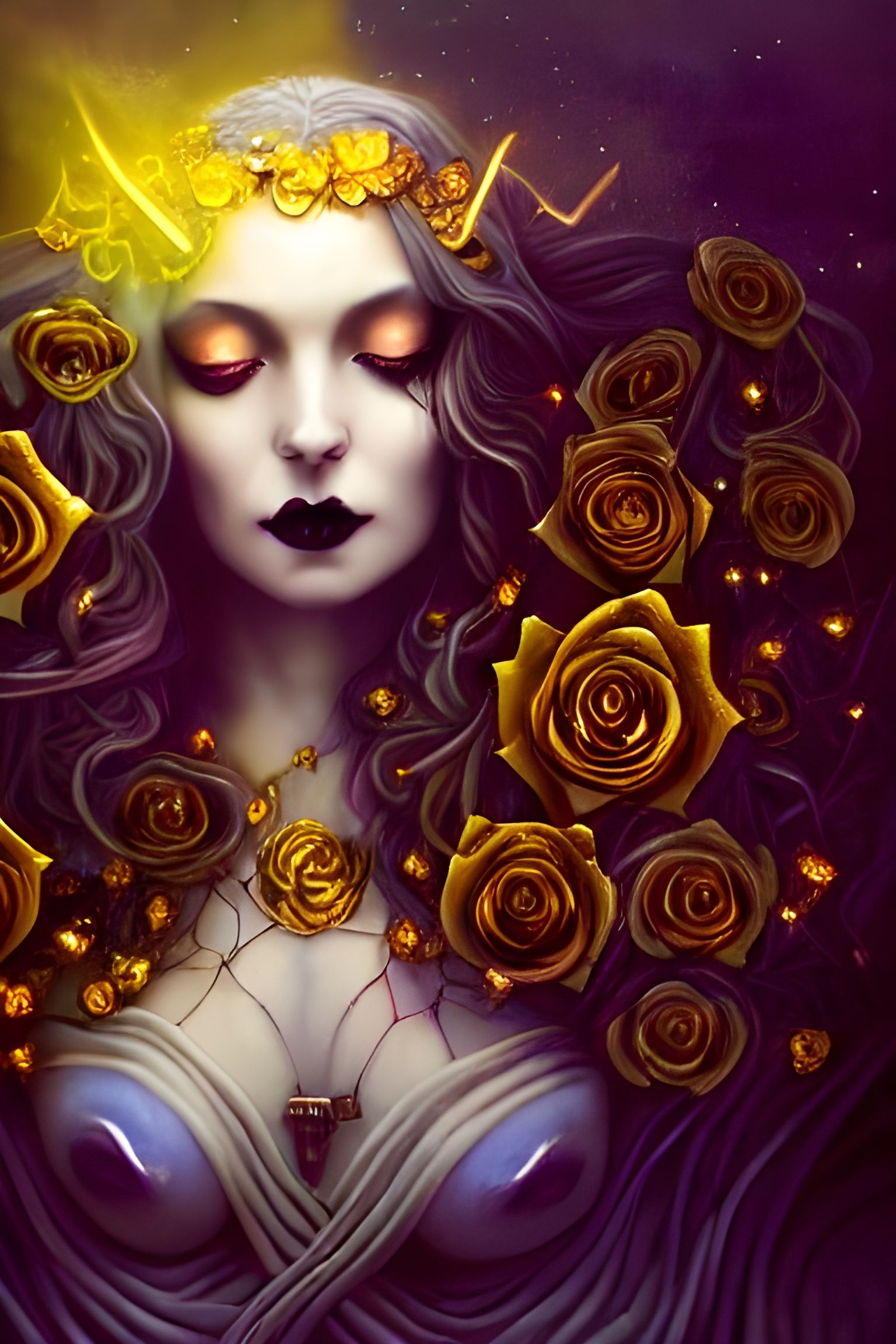 Roses of gold