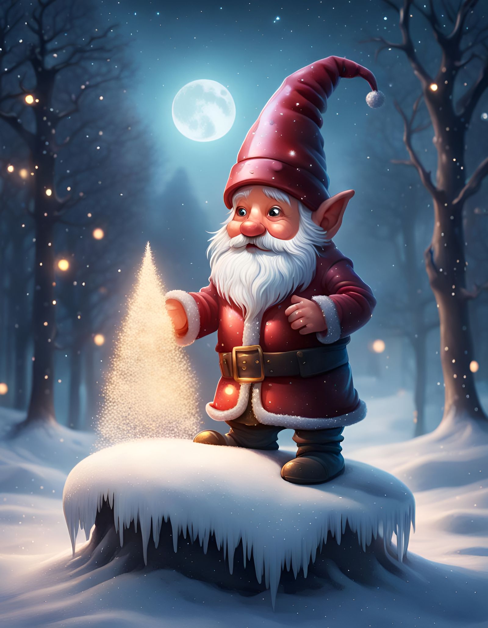 Christmas Gnome - AI Generated Artwork - NightCafe Creator