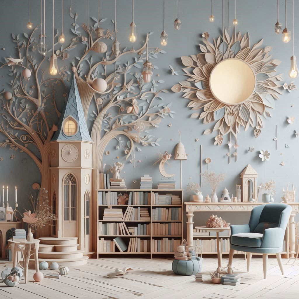 Whimsical children's library