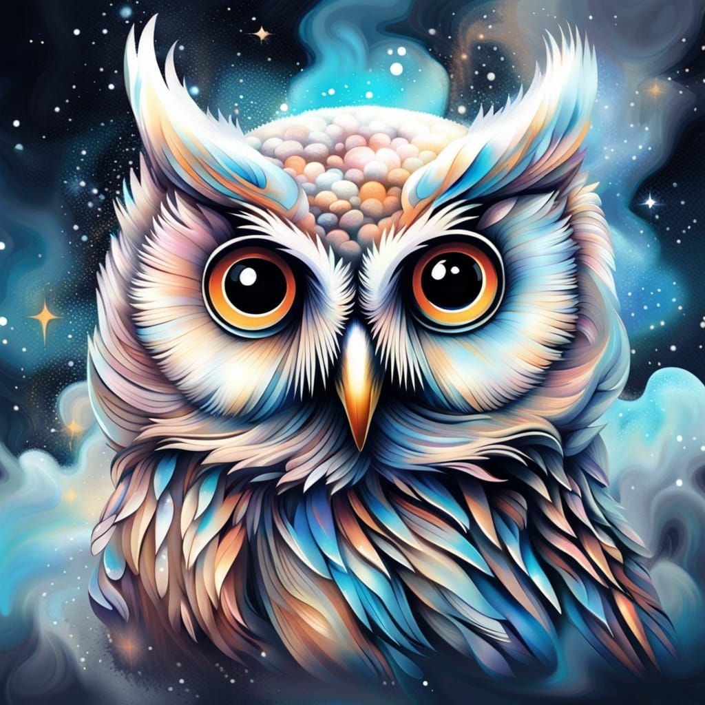 Cloud Owl!!! - AI Generated Artwork - NightCafe Creator