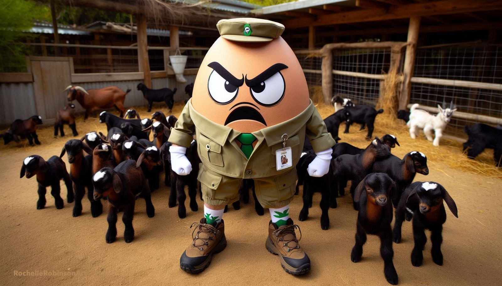 Animal Volunteer At the Zoo During Kid Season