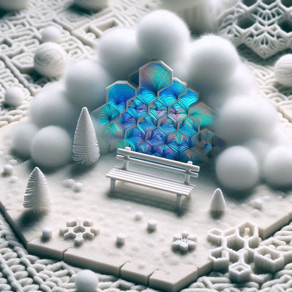 The Ethereal Glow of a Winter Portal