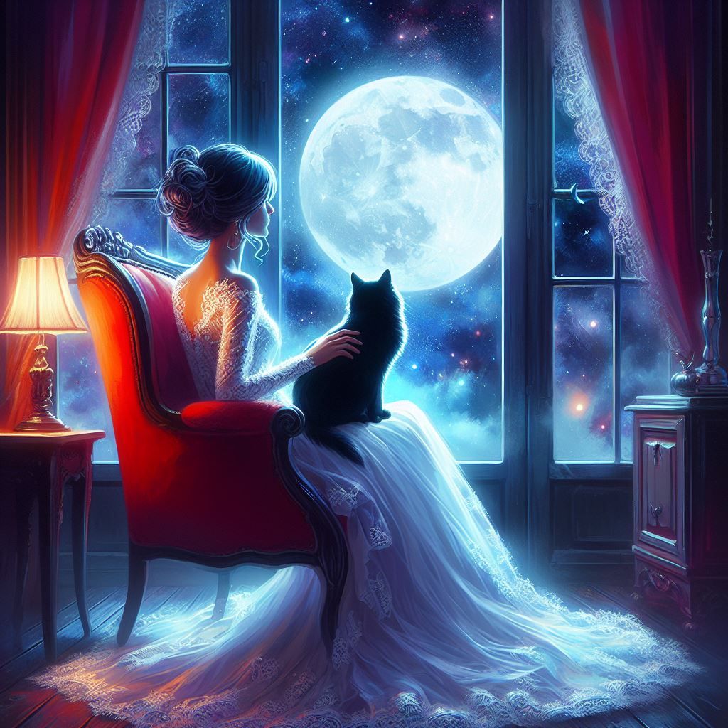 Full Moon Viewing With Cat 2