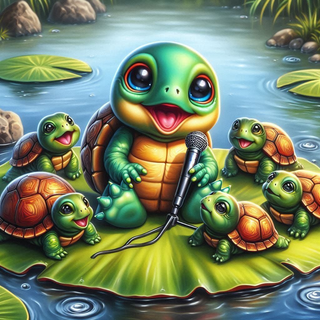 Singing for the fans