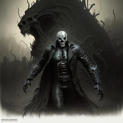 Ghost rider horror - AI Generated Artwork - NightCafe Creator