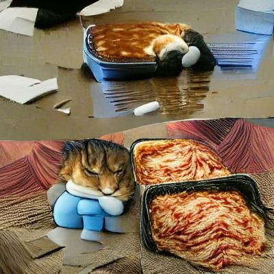 Depressed Cats and Lasagna