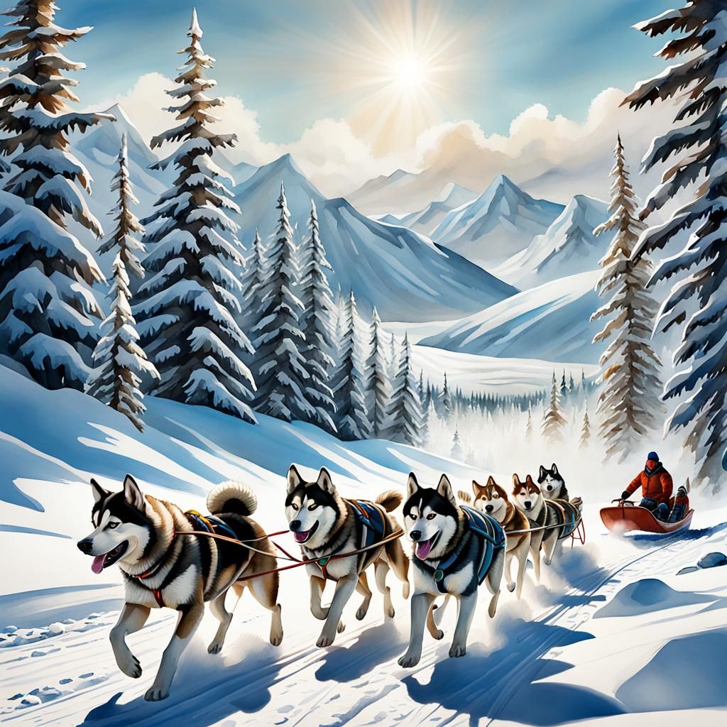 Dog Sled Racing