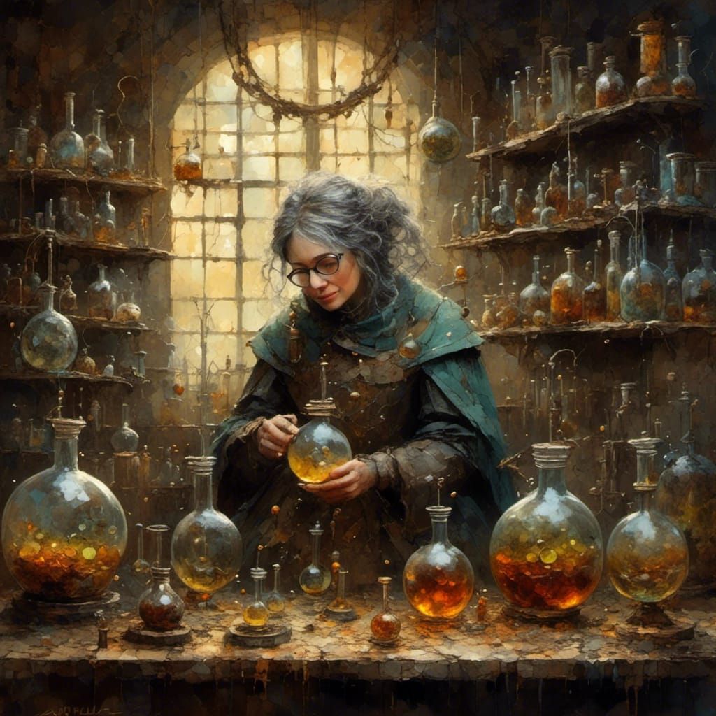 Alchemist's laboratory