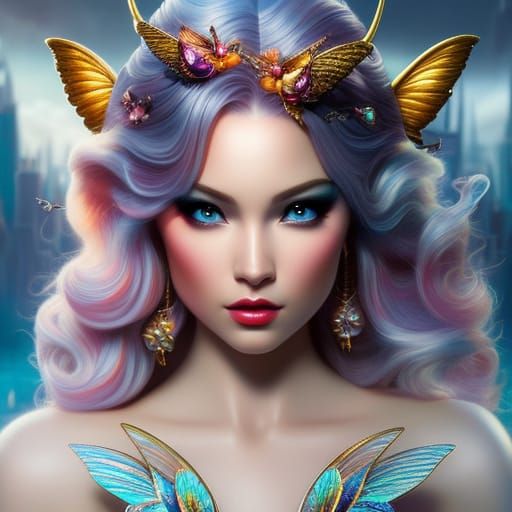 Butterfly Fairy - AI Generated Artwork - NightCafe Creator