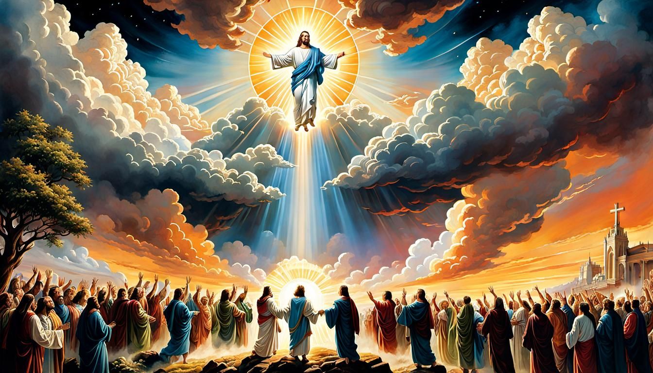 Jesus Christ second coming  by @MindArtXL