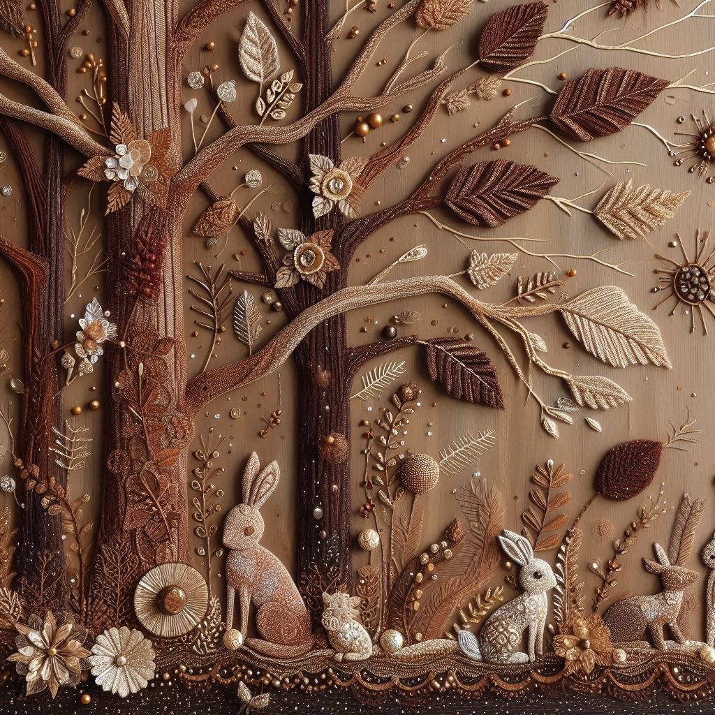 Brown enchanted forest