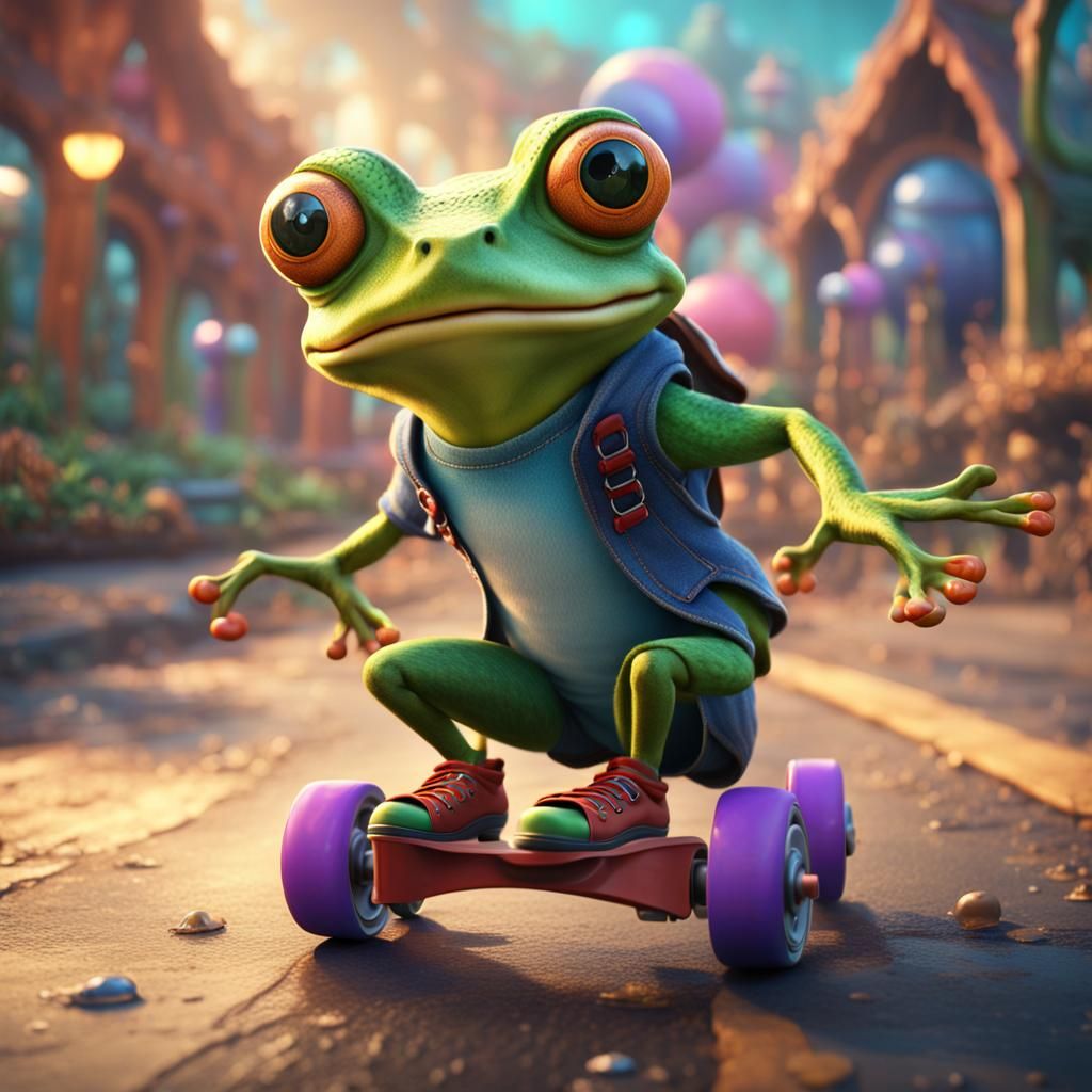 Froggy - AI Generated Artwork - NightCafe Creator