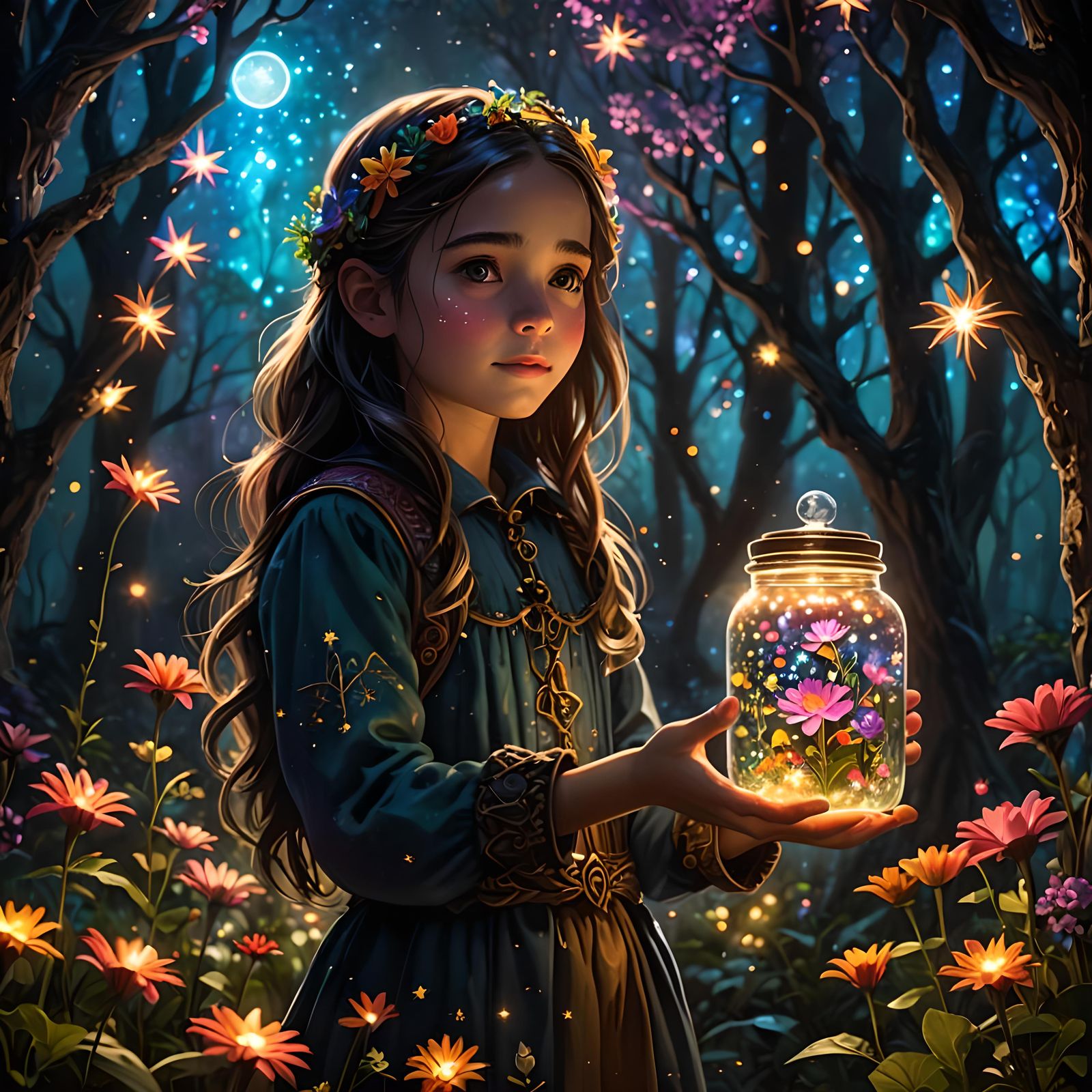 Twinkling Flowers  by @Mountain88