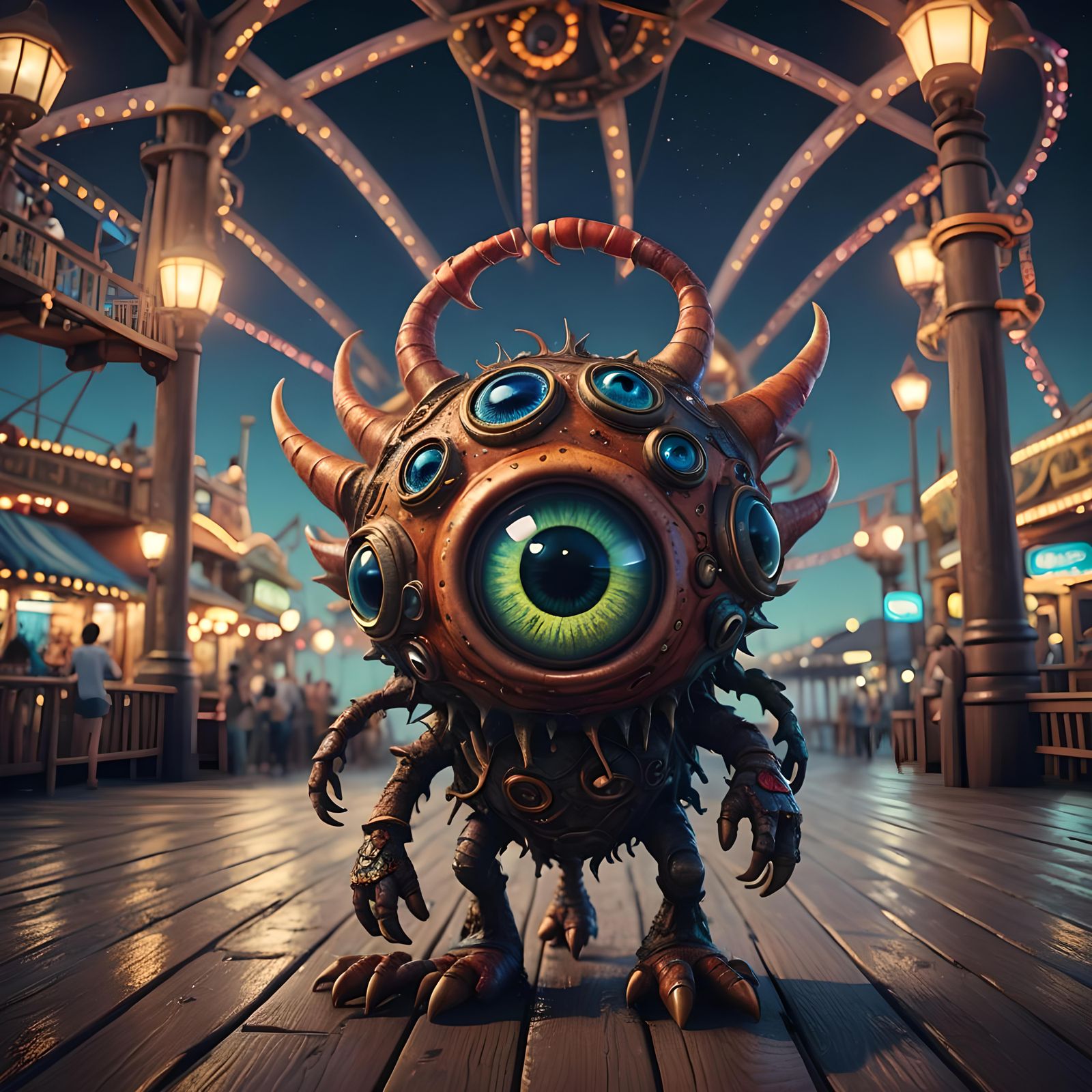 Exploring the nightlife…..