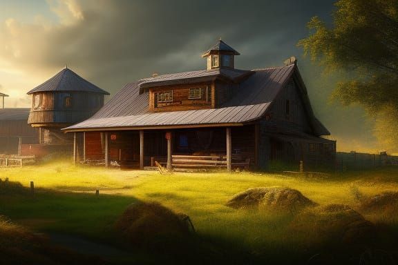 Rustic Ranch - AI Generated Artwork - NightCafe Creator