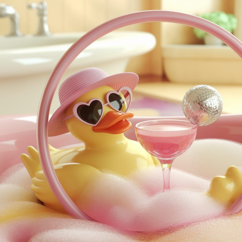 Ducky takes. Bath