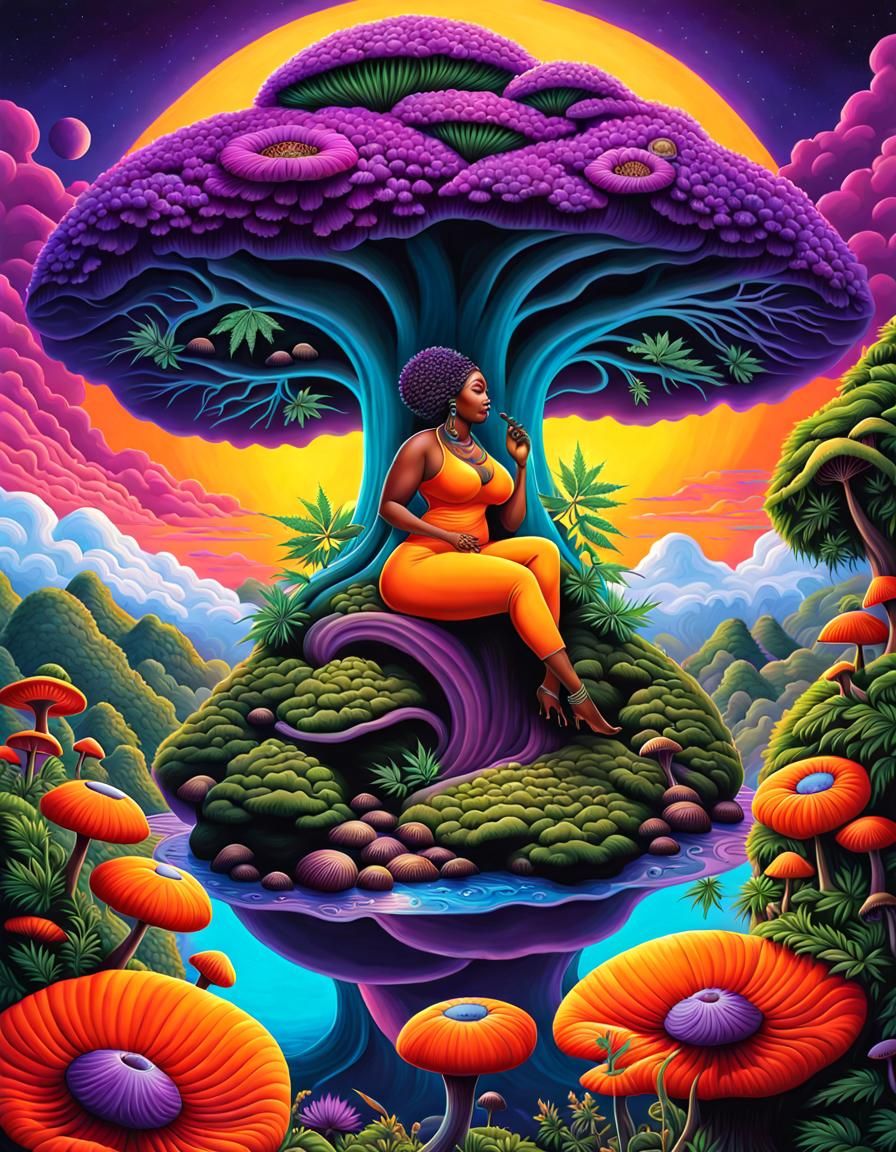 Please leave a title suggestion in the comments AI Generated Artwork