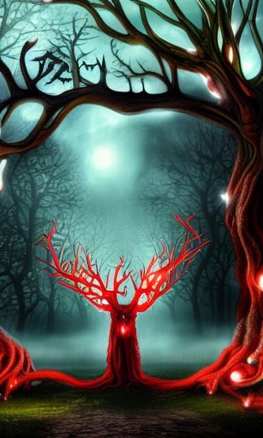 Evil Rudolph Tree