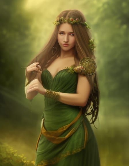 Celtic Girl - AI Generated Artwork - NightCafe Creator